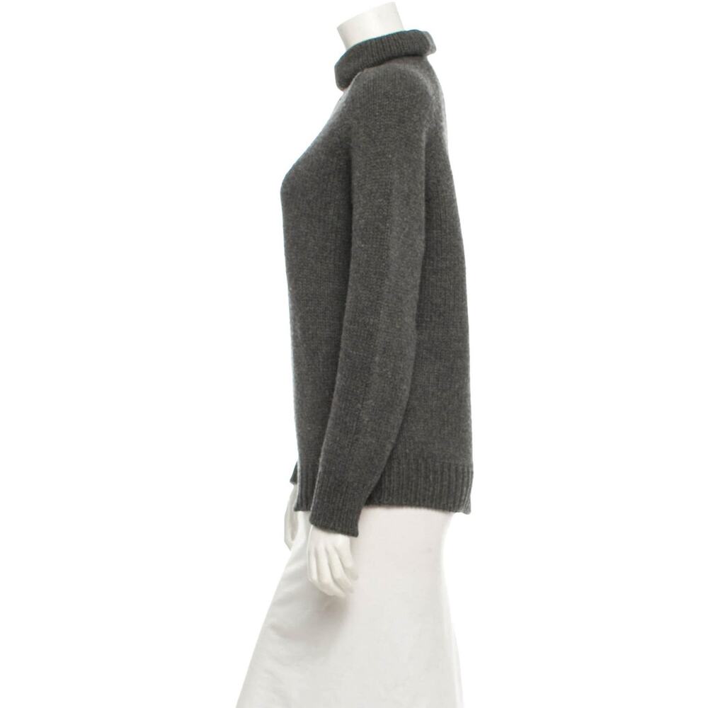 Jil Sander Wool Chunky Turtleneck Sweater - S - Grey - Picture 3 of 5